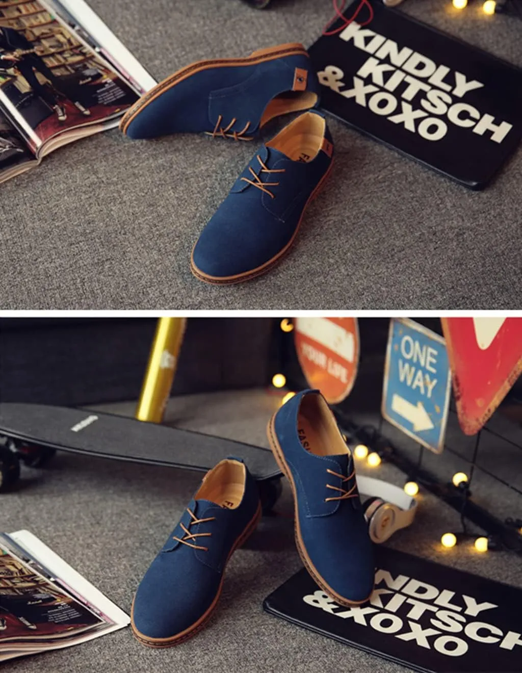 Mens Casual Oxford Business Dress Shoes Leather Slip-on Loafer for Men Walking Driving Office Outdoor Penny Oxfords Comfort Fashion Leisure Breathable Stylish Loafers