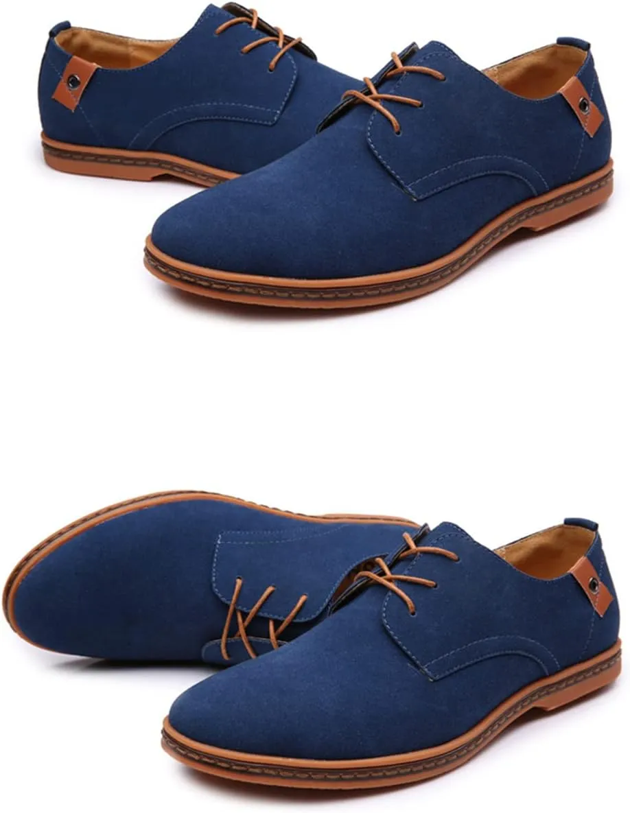 Mens Casual Oxford Business Dress Shoes Leather Slip-on Loafer for Men Walking Driving Office Outdoor Penny Oxfords Comfort Fashion Leisure Breathable Stylish Loafers