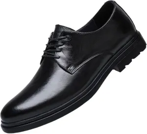 Men's Genuine Leather Dress Shoes Comfortable Slip On Monk Strap Loafers Classic Formal Business Shoes Fashion Office Wedding Stylish Non Slip Oxford