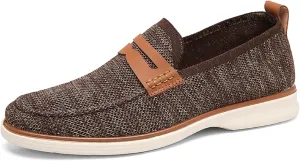 Men's Knit Loafers Comfortable Round Toe Knitted Business Shoes Lightweight Casual Formal Slip On Flats