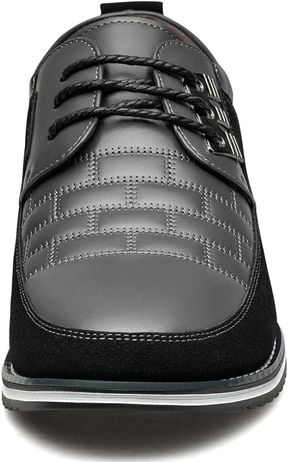 Men's Premium Leather Dress Shoes Comfort Business Casual Oxford Shoes Fashion Dress Sneakers Soft Loafers Derby Shoe for Office Working Walking Driving