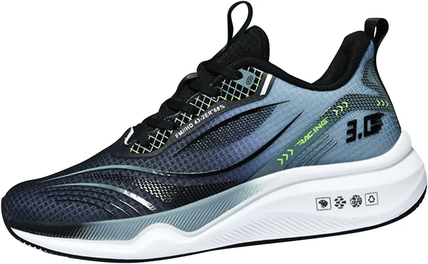 Men's Road-Running-Shoes Walking Fashion Athletic Sneakers Mesh Working Gym Comfort Lightweight Soft Sole Shoes