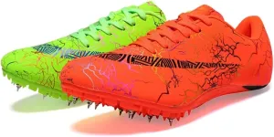 Mens Spikes Track Shoes Women Track and Field Shoes Boys Girls Jumping Sneakers Professional Running Nail Shoes