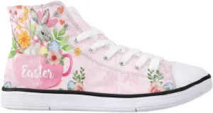 Micoklinlin Canvas Shoes for Women Novelty Girls High Top Canvas Sneakers Lace Ups Cute Animal Casual Teens Walking Shoes