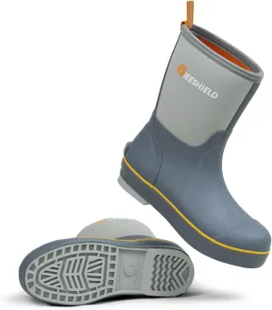 Mid-Calf Waterproof Insulated Rubber Boots with Steel Shank, 6mm Neoprene Rubber Boots for Men and Women, Ideal for Hunting, Farming, Gardening, and Fishing