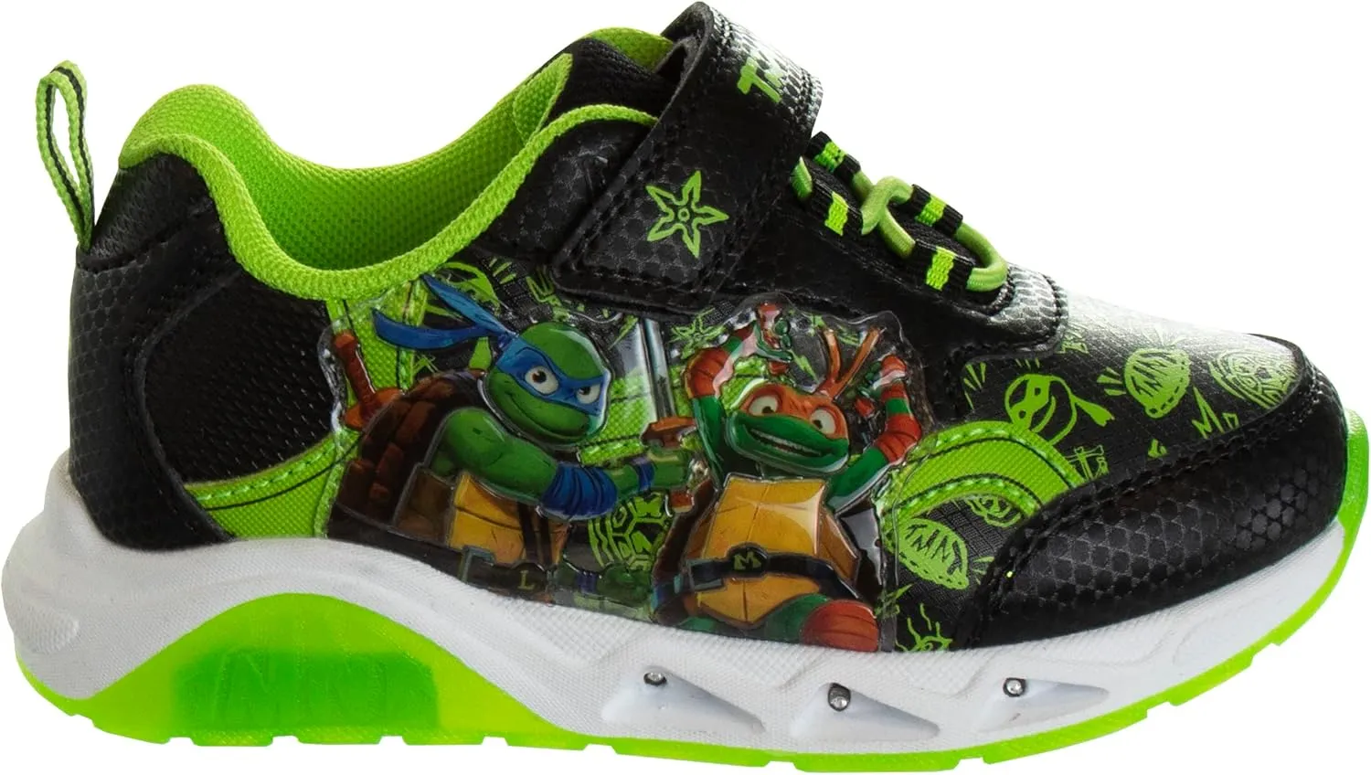 Nickelodeon Boy's Ninja Turtles Lighted Sneakers (Toddler/Little Kid)