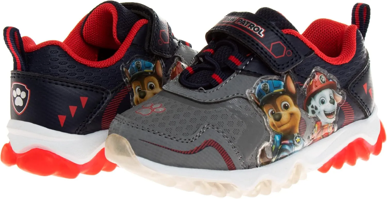Nickelodeon Boy's Paw Patrol Chase and Marshall Sneakers Light-up Tennis (Toddler/Little Kid)