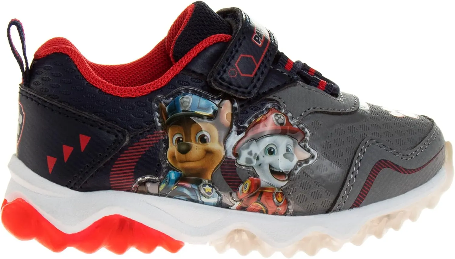 Nickelodeon Boy's Paw Patrol Chase and Marshall Sneakers Light-up Tennis (Toddler/Little Kid)