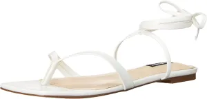 Nine West Women's News Ankle Wrap Flat Sandal