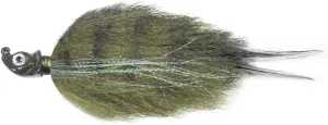 Northland Fishing Tackle Minnesota Mullet Hair Jig Fishing Lure, Lifelike Pulsing Action Bucktail Jig for Bass, Northern Pike, 8 Colors, 4 Sizes