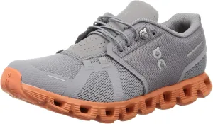 On Men's Cloud 5 Sneakers, Zinc/Canyon, 12