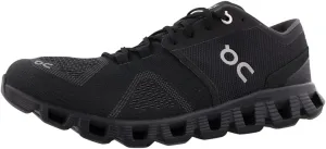 On Women's Cloud X Sneakers, Black/Asphalt, 10 Medium US