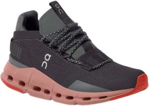 On Women's Cloudnova Sneakers, Eclipse/Rose, Pink, Black, 10 Medium US