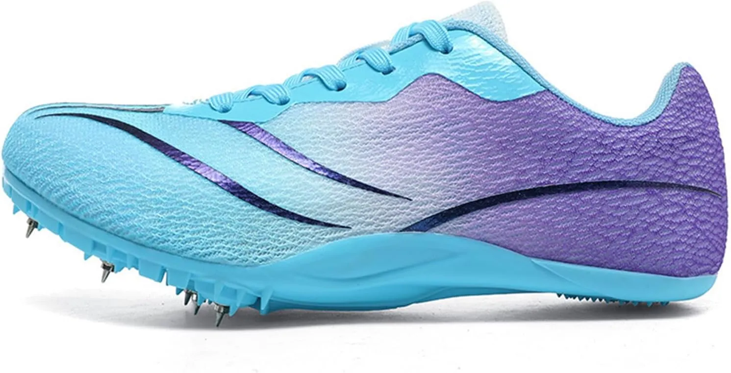 ONAIC Track and Field Spikes Shoes Men Women Youth Boys Girls Racing Jumping Sprint Sneakers Lightweight Non-Slip Training Competition Running Shoes