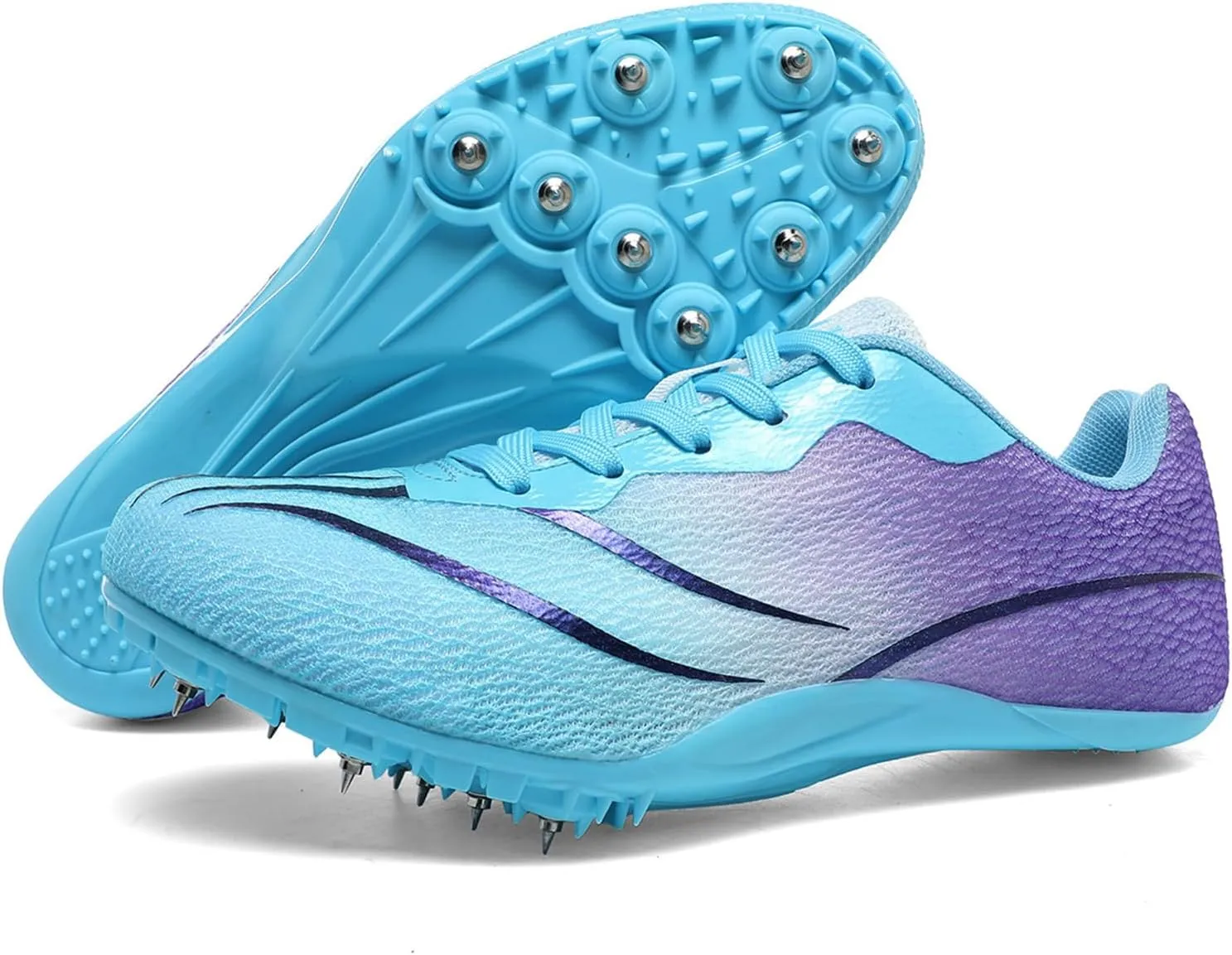 ONAIC Track and Field Spikes Shoes Men Women Youth Boys Girls Racing Jumping Sprint Sneakers Lightweight Non-Slip Training Competition Running Shoes