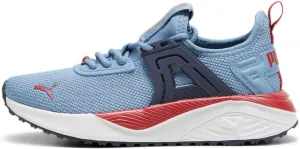 PUMA - Juniors Pacer 23 Shoes, Color Zen Blue/Club Red/Club Navy, Size: 4.5 M US Big Kid