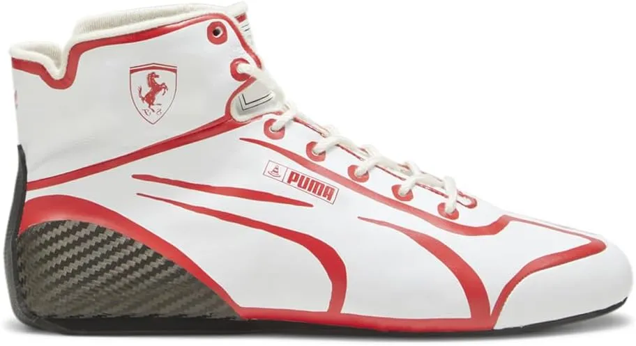 PUMA Mens Scuderia Ferrari Speedcat Pro X Jv High Sneakers Shoes Casual - White - Size 11 M