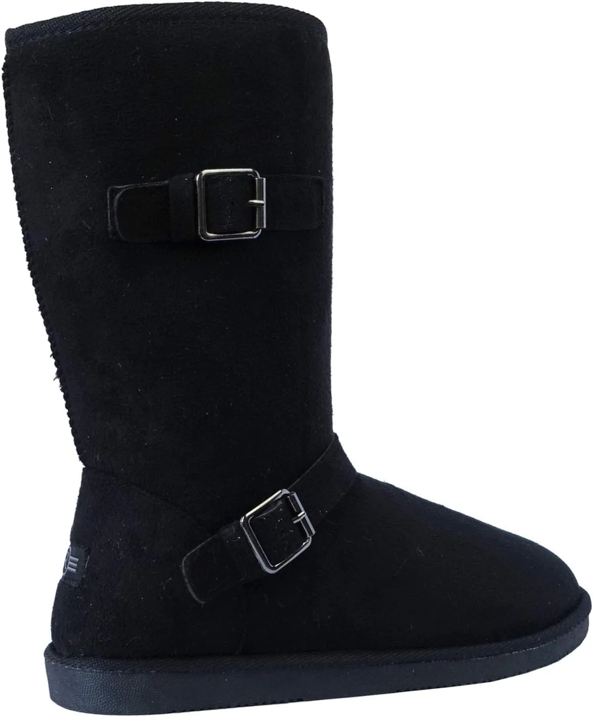 REDVOLUTION Women's Suede Faux Fur Mid-Calf Classic Winter Boots Rubber Sole
