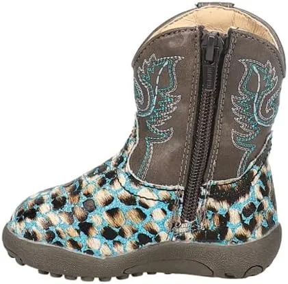 ROPER Baby Boy's Cowbaby Glitter Leopard (Infant/Toddler)