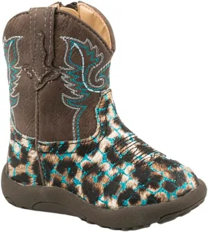 ROPER Baby Boy's Cowbaby Glitter Leopard (Infant/Toddler)
