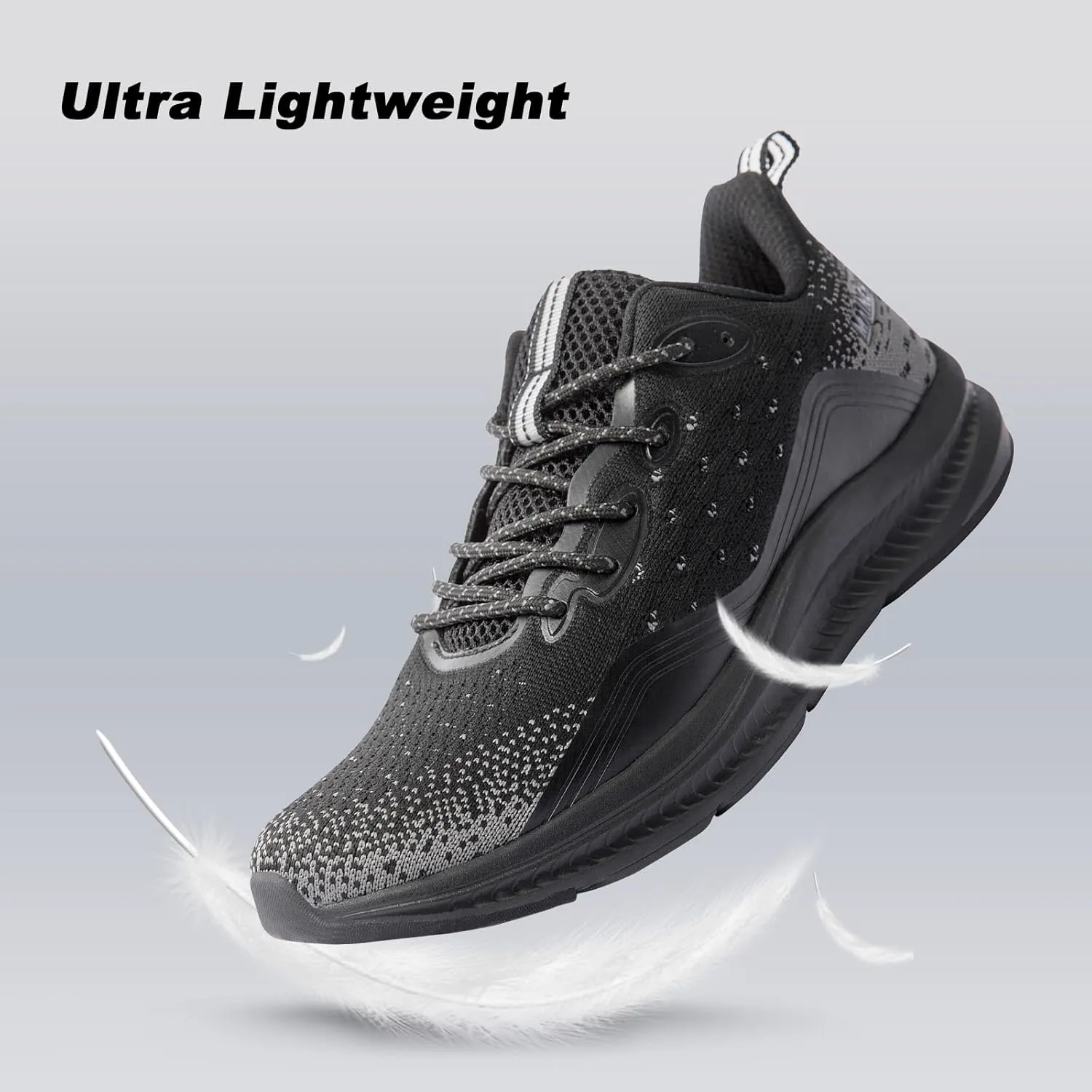 Running Shoes for Men Lightweight Breathable Non Slip Walking Shoes Athletic Sneakers Workout Gym Tennis Shoes