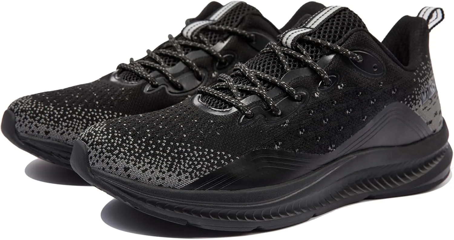 Running Shoes for Men Lightweight Breathable Non Slip Walking Shoes Athletic Sneakers Workout Gym Tennis Shoes