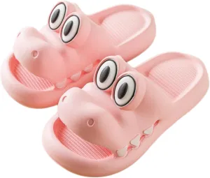 Sandals women Crocodile slippers Cute Y2k Aesthetic Outdoor Shower slippers Shower flip flops women Flats Indoor Beach Travel Pool Cartoon Animal Costume