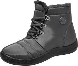 Snow Boots for Women Fur Lined Winter Boots Waterproof Warm Ankle Boots Comfortable Slip On Boots Outdoor Short Boots