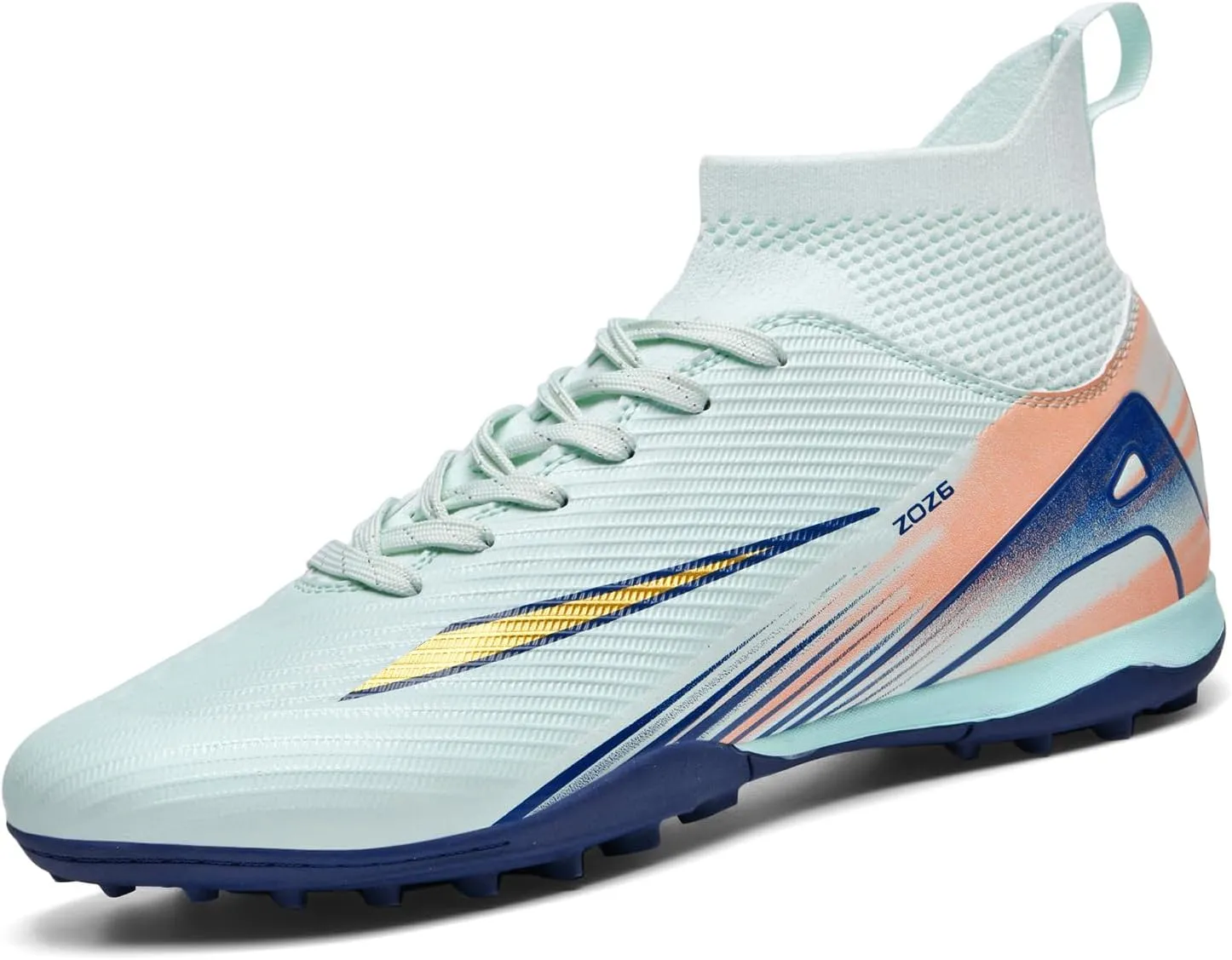 Soccer Cleats for Mens Womens Turf Soccer Shoes Indoor Unisex Football Boots AG FG TF Wide Training Sneaker Outdoor