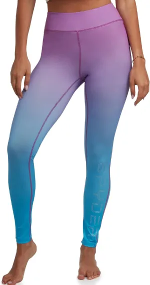 Spyder Women's Activewear Legging - Poly Span Knit UPF 50 High Waisted Tummy Control Printed Athletic Legging (Sizes: S-XL)