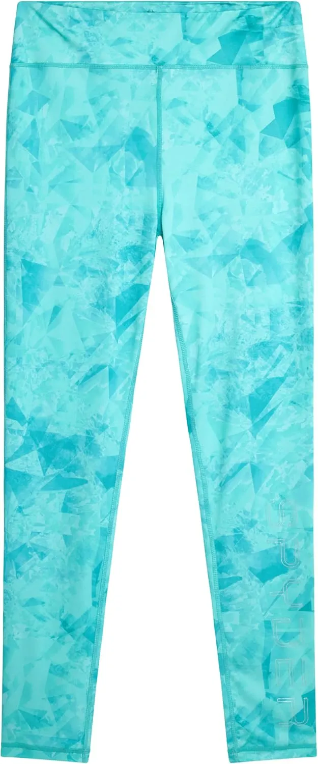 Spyder Women's Activewear Legging - Poly Span Knit UPF 50 High Waisted Tummy Control Printed Athletic Legging (Sizes: S-XL)