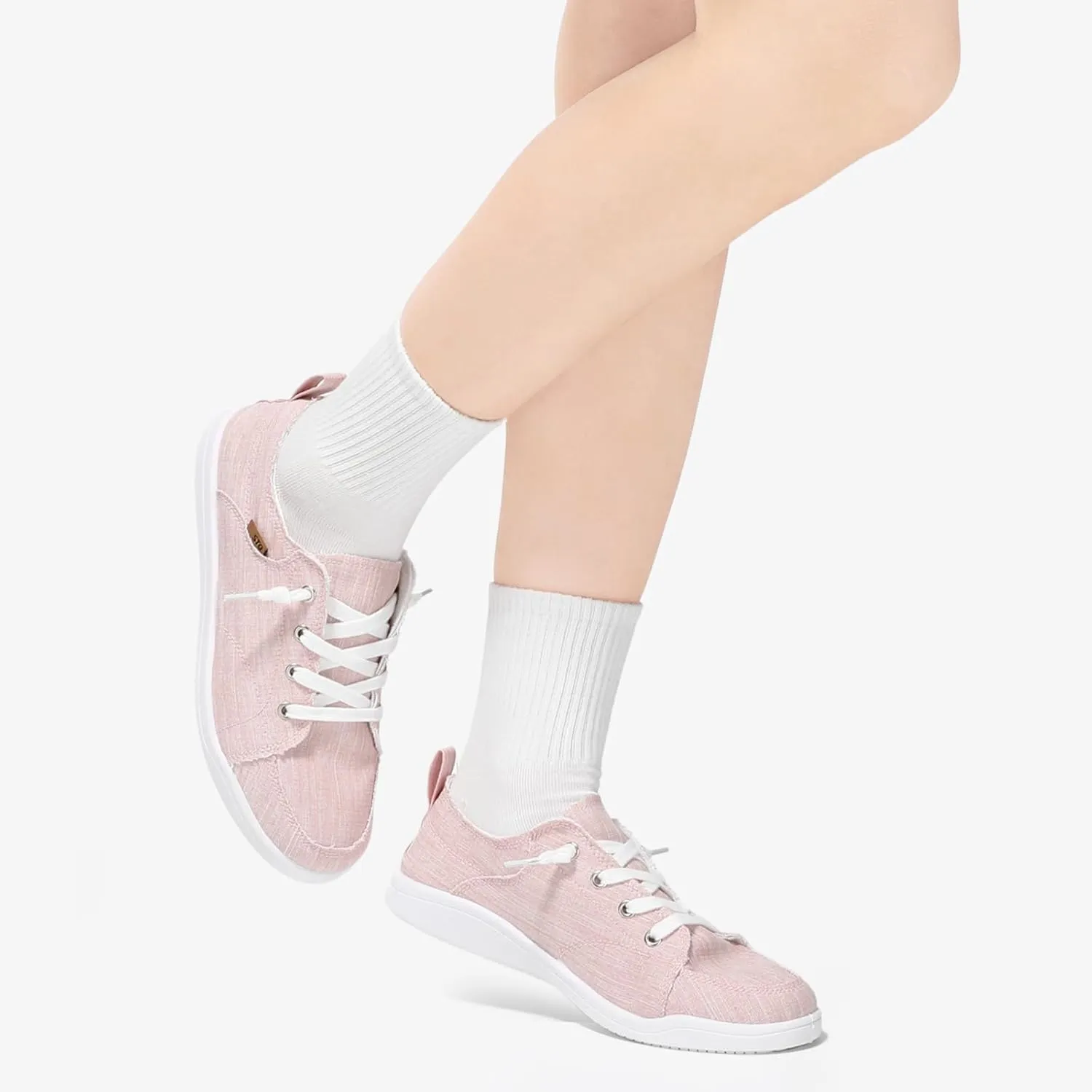 STQ Slip on Sneakers for Women Casual Canvas Shoes Machine Washable