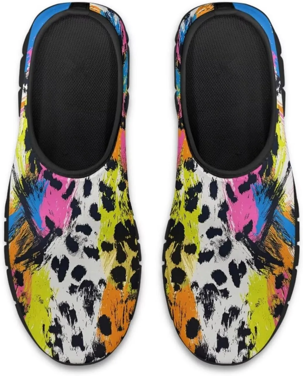 SYtrade Women's Slip On Walking Shoes Black Sole Lightweight Flats Sneakers