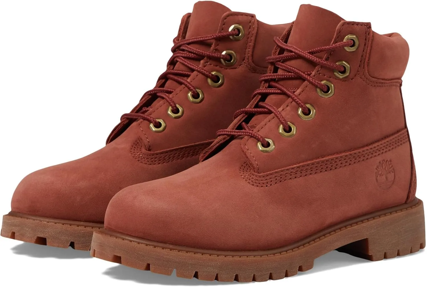 Timberland Boy's 6" Premium Lace-up Waterproof Boots (Little Kid) Hiking