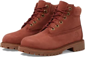 Timberland Boy's 6" Premium Lace-up Waterproof Boots (Little Kid) Hiking