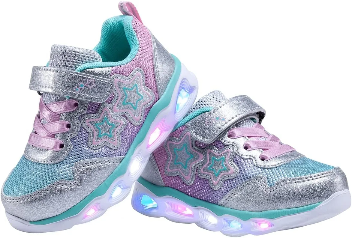 Toddler Girls Led Shoes Kids Light Up Sneakers
