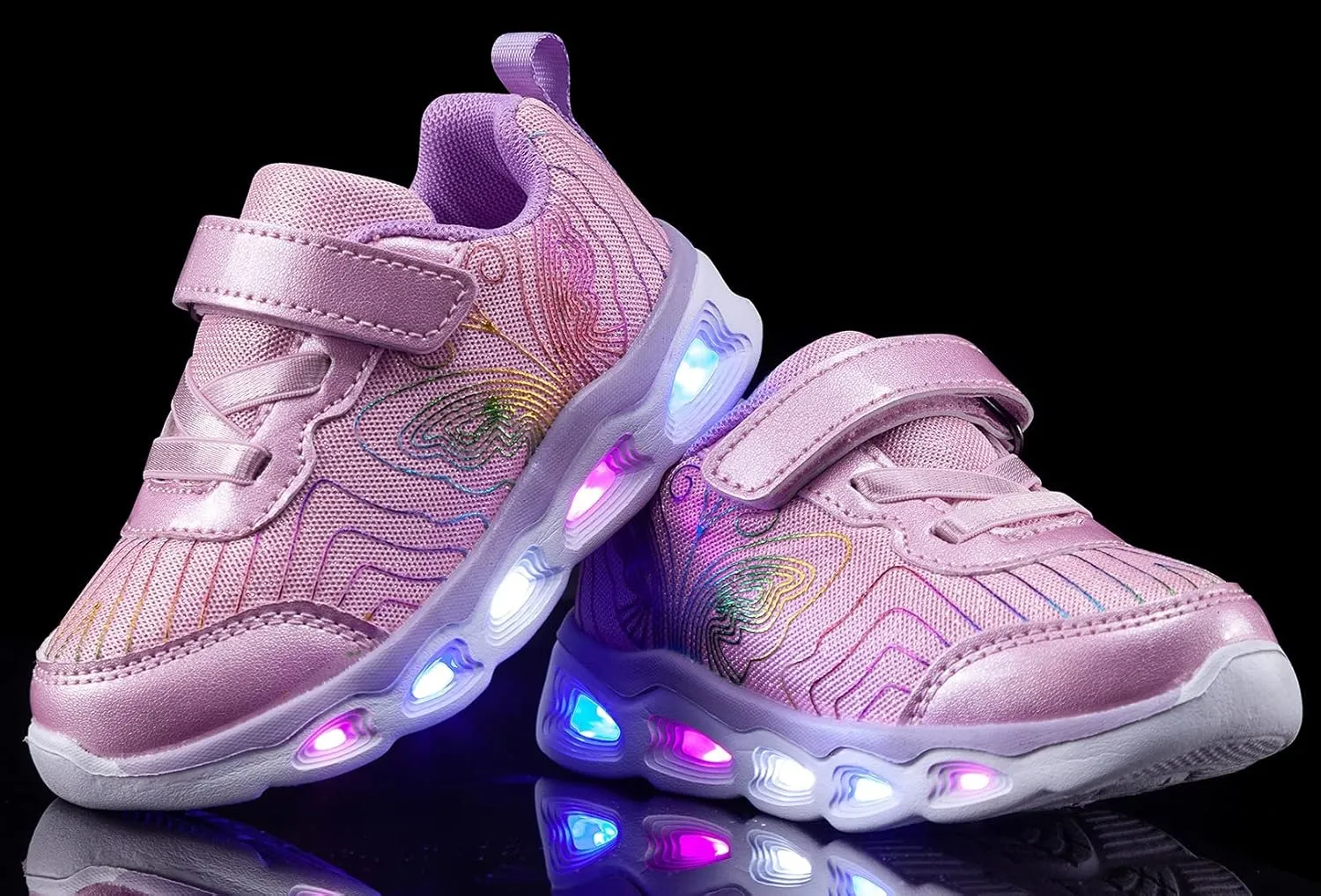 Toddler Girls Led Shoes Kids Light Up Sneakers