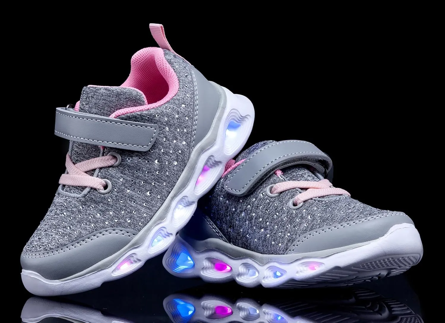 Toddler Girls Led Shoes Kids Light Up Sneakers