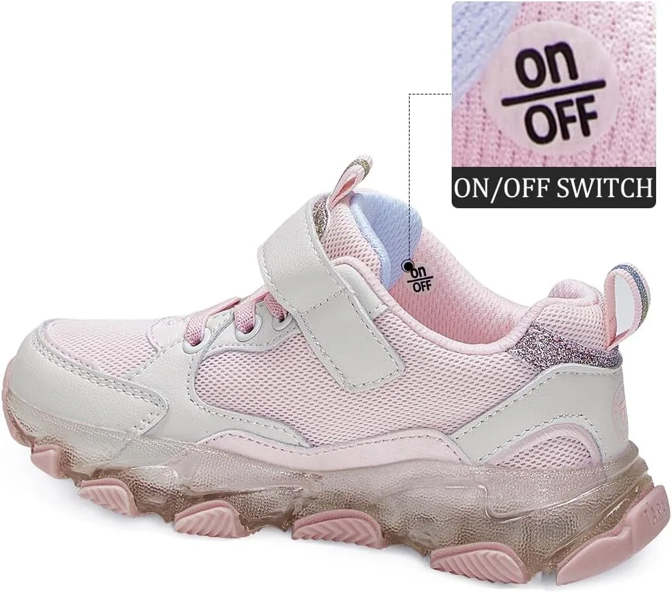 Toddler Light Up Shoes Girls Boys Led Flashing Tennis Sneakers