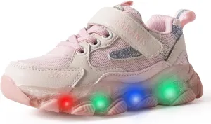 Toddler Light Up Shoes Girls Boys Led Flashing Tennis Sneakers