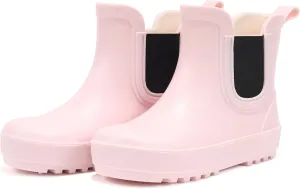 Toddler Rain Boots,Waterproof kids Chelsea Rain Boots for Boys and Girls