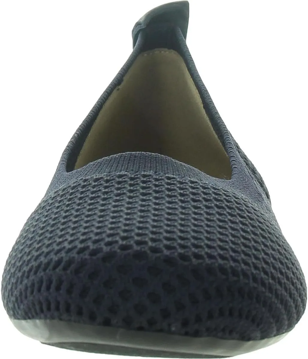 VANELi Womens Suvi Perforated Ballet Flats Casual - Blue