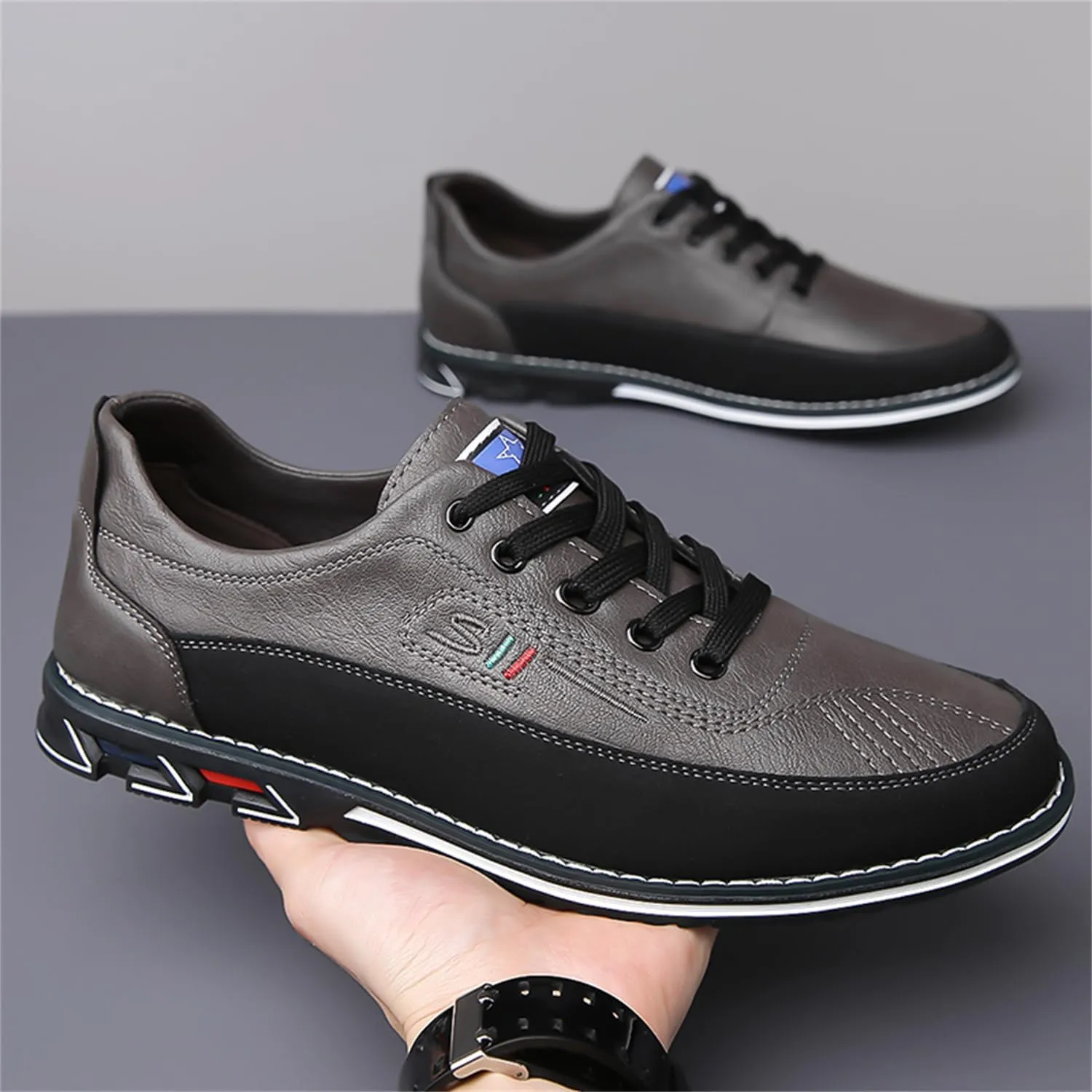 Veslexth Men Casual Business Shoes Lace Up Adjustable Loafers Driving Working Walking Party Formal Oxfords