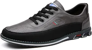 Veslexth Men Casual Business Shoes Lace Up Adjustable Loafers Driving Working Walking Party Formal Oxfords