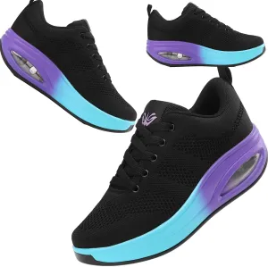 Walking Shoes for Women Air Cushion Nurse Slip Resistant Work Sock Sneakers Food Service Platform Comfortable Weight Light