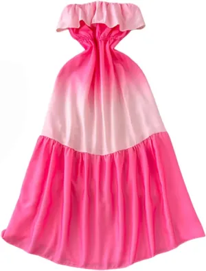 Women Bohemian Backless Solid Maxi Dress Sleeveless Off The Shoulder Evening Party Robe