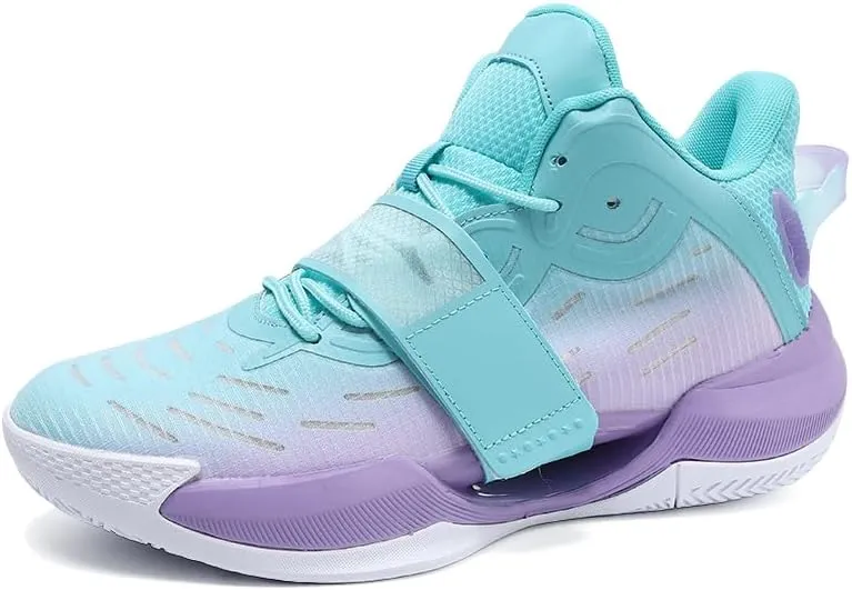 Women Men Basketball Shoes Breathable Anti Slip Wear Resistant Super Light Basketball Sneakers Outdoor Cushioning Workout Fashion Running Sneakers
