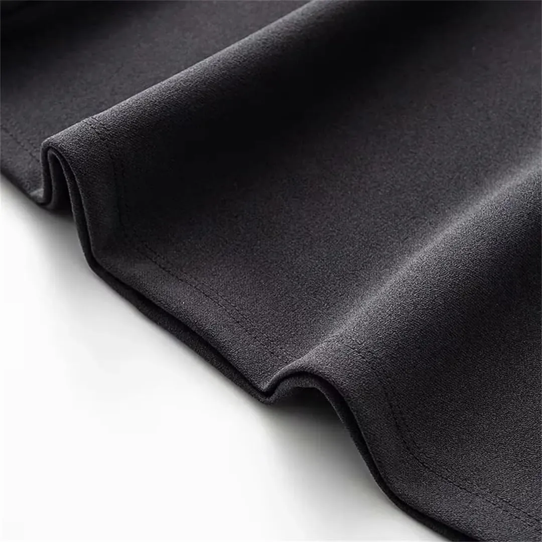 Women Soft Comfortable Sleeveless Dress Solid Color Draped Off-Shoulder Slim Midi Dresses