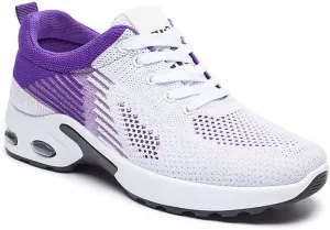 Women's Casual Sneakers – Lightweight,Breathable Non-Slip Walking Shoes for Work,Mesh Air Cushion Sneakers for Gym Workout Sports