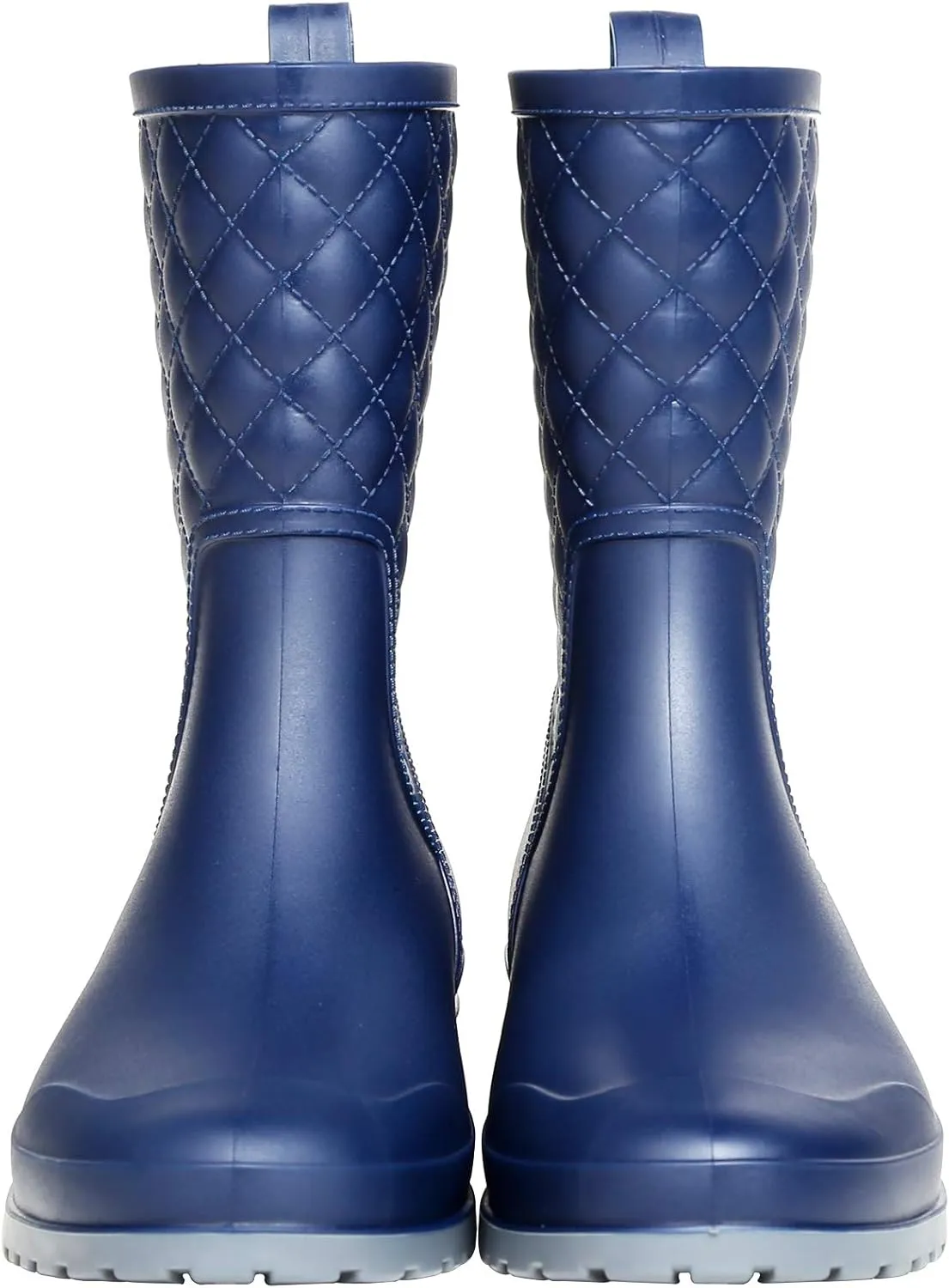 Women's Mid Calf Rain Boots Waterproof Rubber Booties Garden Shoes Outdoor Work